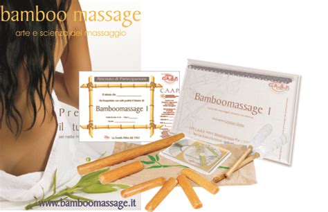 Kit Bamboo Massage L Arte E La Scienza Del Bamboo Massage