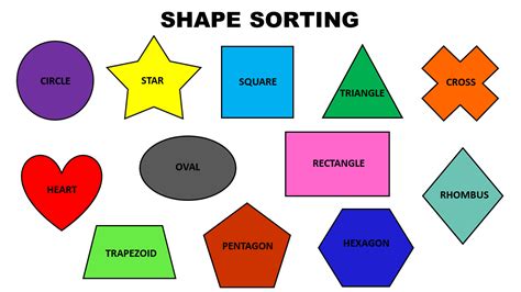 Sorting Shapes Printables Printable Word Searches