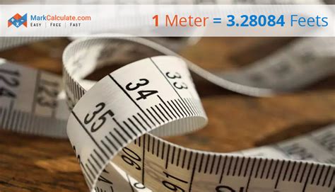 Meters To Feet Converter Markcalculate