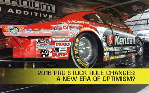 Nhra Rule Changes Introduce New Era Of Pro Stock Optimism Moore Good Ink