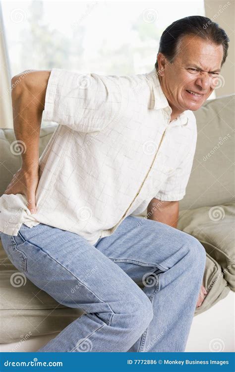 Man With Back Pain Stock Photo Image Of Health Pain 7772886
