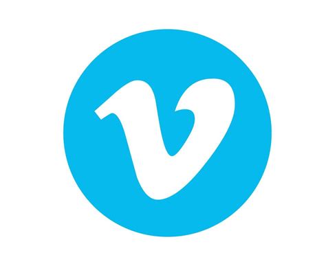 Vimeo Social Media Icon Symbol Vector Illustration 8385671 Vector Art