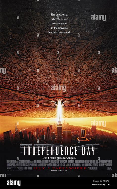 Independence Day Us Advance Poster Art 1996 Tm And Copyright ©20th