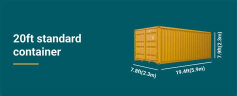 Standard Shipping Container Types Dimensions Top Guide