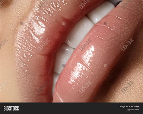 Closeup Plump Lips Image Photo Free Trial Bigstock