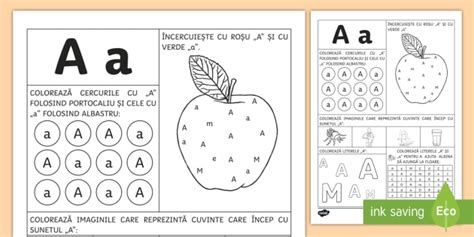 Litera A Recunoașterea Literei Mici și Mari De Tipar