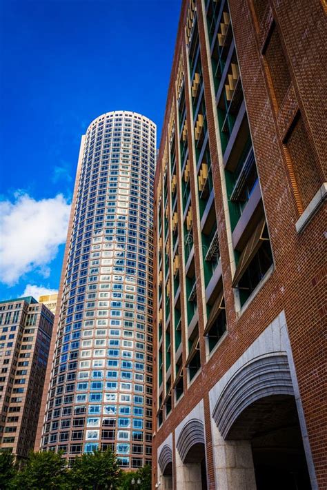 Skyscrapers In Downtown Boston Massachusetts Stock Photo Image Of