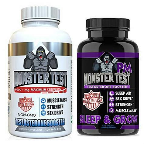 Mens Testosterone Supplement For Stamina And Sex Drive By Monster 2