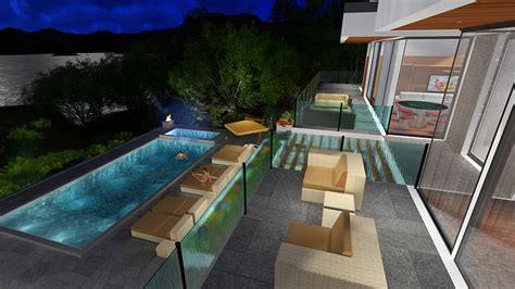 Buy Our 2 Level Modern Glass Home 3d Floor Plan Next Gen Living Homes
