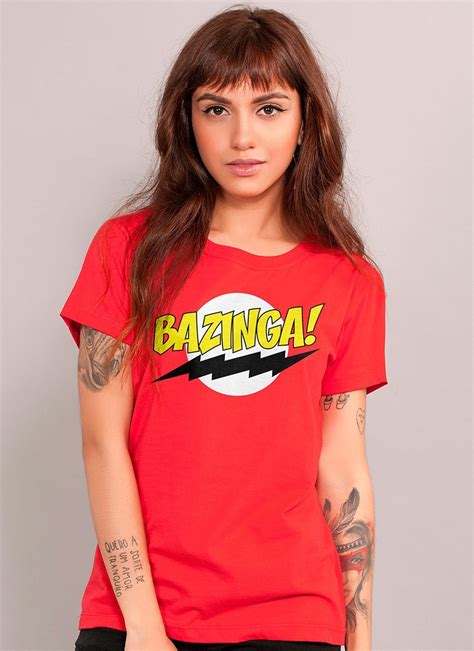 Camiseta The Big Bang Theory Bazinga Clássica