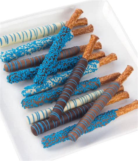 Chocolate Covered Company Baby Boy Blue Chocolate Covered Pretzel T