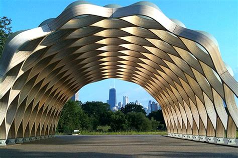 Studio Gangs Curvaceious Wood Pavilion At Chicagos Lincoln Park Zoo