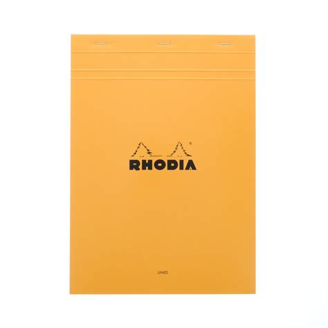rhodia pad 8 25 x 11 75 ruled orange