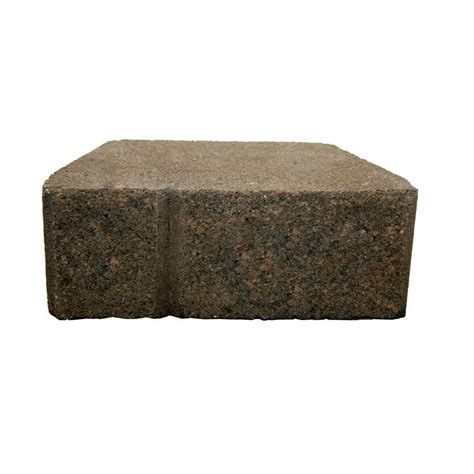 Basalite 16 In Tancharcoal Retaining Wall Block 100027553 The Home