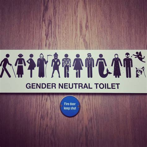 The Best Gender Neutral Toilet Sign This One Pretty Much Covers All Options Lush Cosmetics
