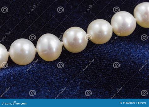 String Of Pearls Stock Photo Image Of Crease Smooth