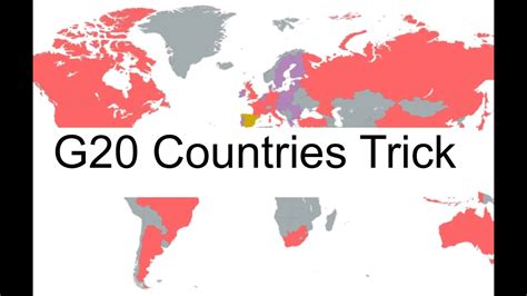Trick To Remember G20 Countries With A Story YouTube