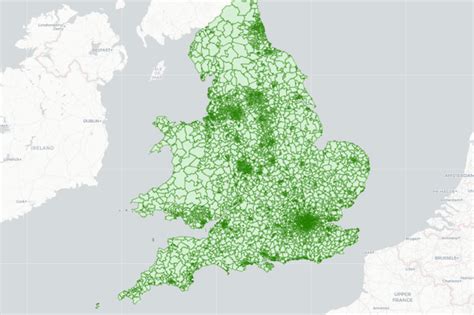 how crowded is it where you live interactive map shows most densely populated areas in uk