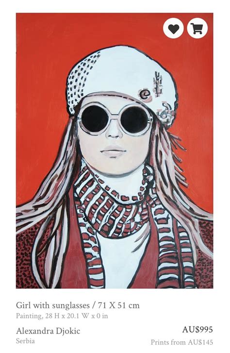 Pin By Polly A On Interesting Art In 2020 Girl With Sunglasses Woman Painting Pop Art Portraits