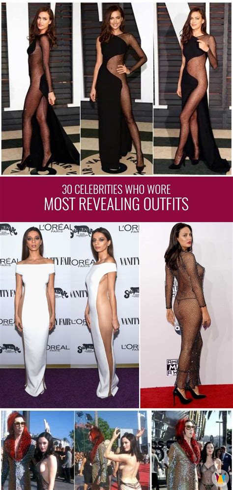 Celebrities Who Wore Shockingly Revealing Outfits On The Red Carpet