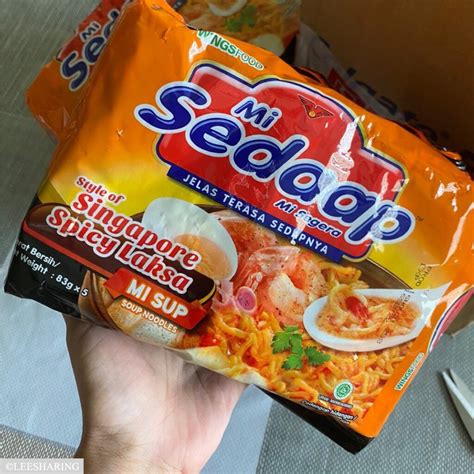 网友超推荐的mi Sedaap 新加坡laksa！香浓咖喱味，超好吃！ Leesharing