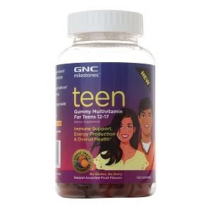 Wellteen for him, wellteen for her, wellteen plus for him UPC 048107115500 - GNC Milestones Teen Gummy Multivitamin ...