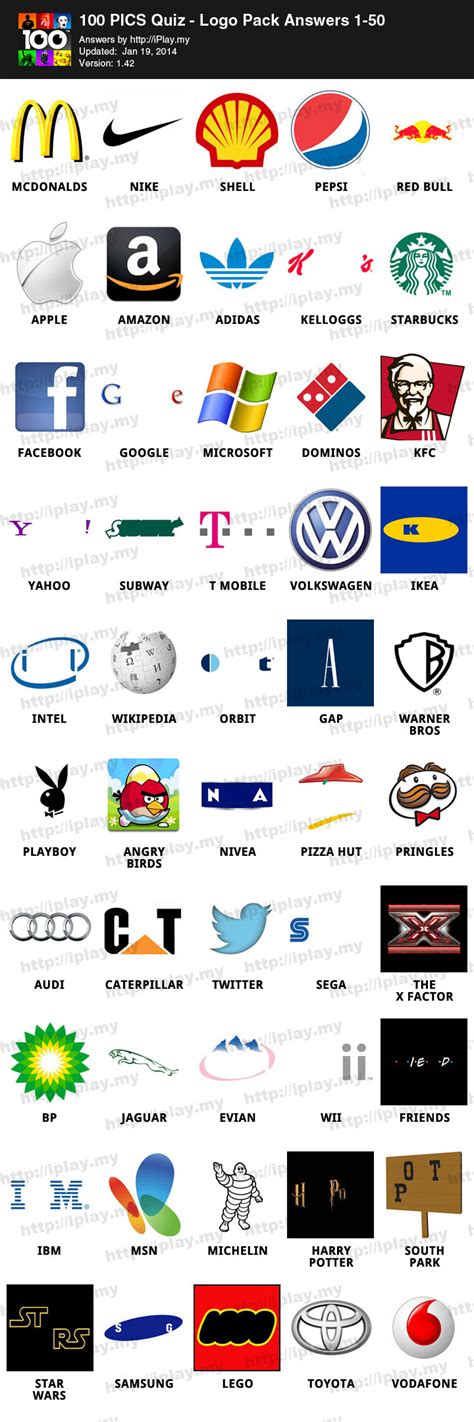 > look at the drawing of the logo, object, or character, choose a color, and tap to fill. 100 PICS Quiz - Logo Pack Answers | iPlay.my