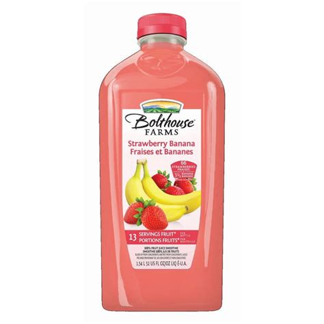 Bolthouse Farms Strawberry Banana Fruit Juice Smoothie Walmart Canada
