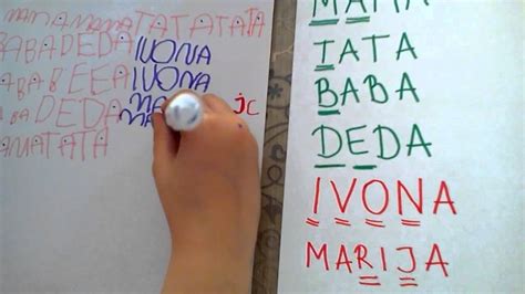Ucimo Da Pisemo Slova Latinice Uzrast 4 Godine I Vise Video 2 Youtube