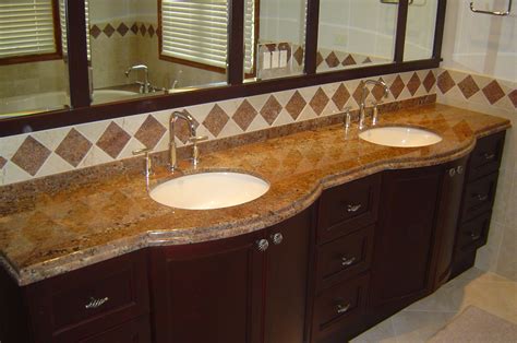 Double Edge Granite Bathroom Countertop Ldk Countertops Ldk Countertops