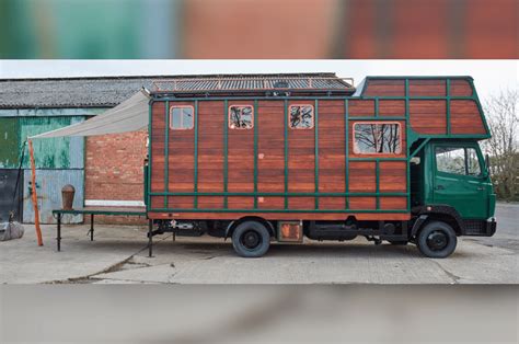 This Old Horse Trailer Was Converted Into A Cozy And Rustic Tiny House
