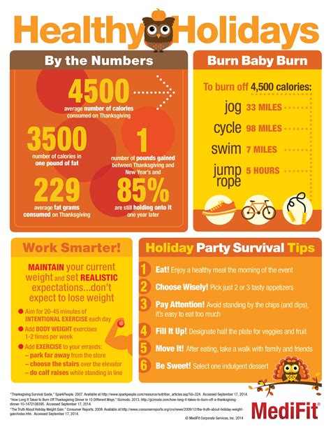Healthy Holidays An Infographic For Holiday Health And Wellness