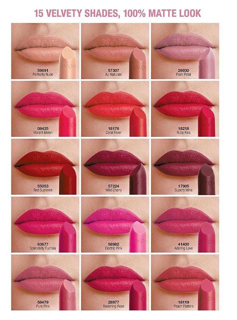 Brochure 05 2016 Page 4 Avon Lipstick Swatches Avon Lipstick Avon