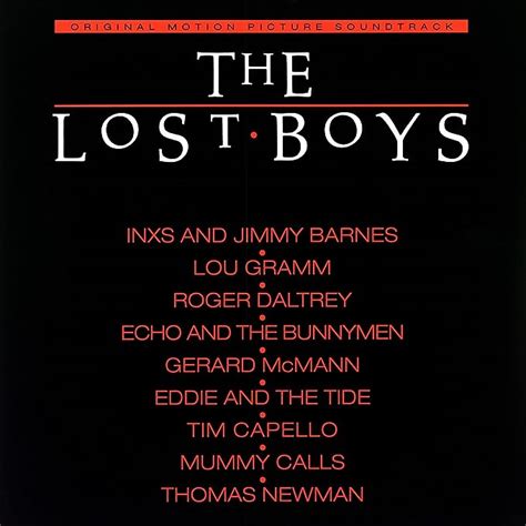 The Lost Boys Original Motion Picture Soundtrack Vinyl The Lost