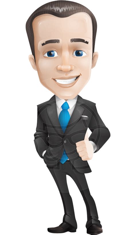 Vector Male Business Cartoon Character Graphicmama Business
