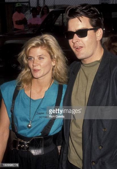 Ginger Lynn Allen And Charlie Sheen Attend Second Annual Reid Rondell