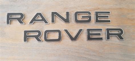 Range Rover Evoque Letters Land Rover Winkel