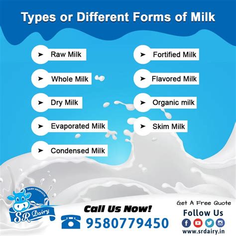 Types Or Different Forms Of Milk In 2020 Organic Milk Milk