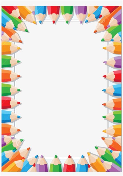 Download Download School Frames And Borders Clipart Borders Pencil