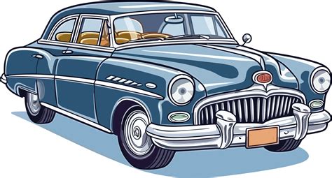 Vintage Classic Car Illustration 26427930 Png