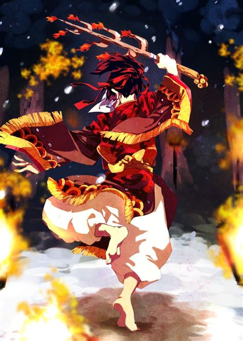 Demon Slayer Wallpaper Dance Of The Fire God Anime Wallpaper Hd Vrogue
