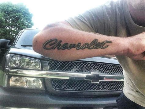 Chevrolet Tattoo This Is Exactly What I Want And Its In The Exact