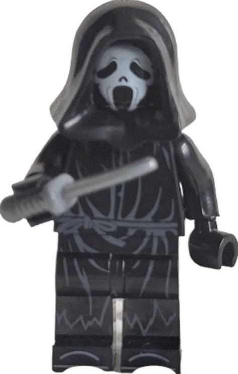 Ghostface Scream Unofficial Lego Figure Build Movie Billy Etsy Uk