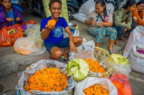 Bali Indonesia March 08 2017 Unidentified People In Outdoors Bali