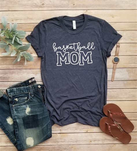 Basketball Mom Basketball Mom Shirt Basketball Mama Shirt Basketball Mom Tshirt Mom Gift Sports 