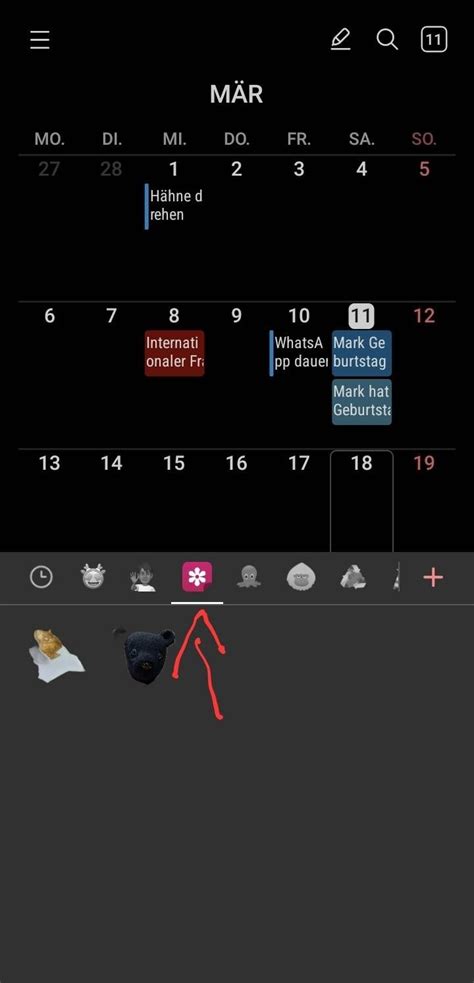 Gelöst Sticker Kalender Hinzufügen Samsung Community