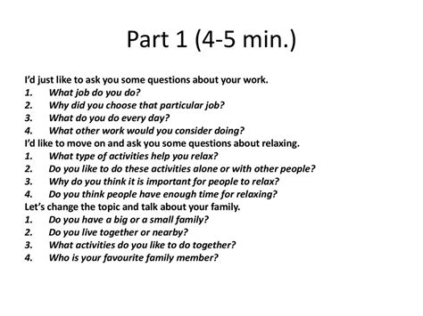 10 Common Questions Job Interview