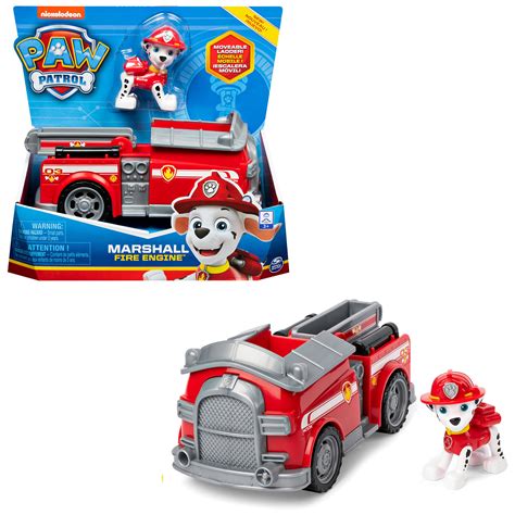 Buy Paw Patrol Marshall Fire Engine Vehicle With Collectible Figure