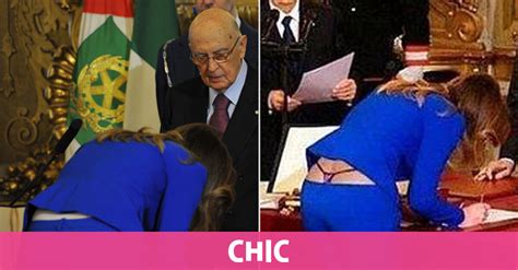La Falsa Fotograf A Del Tanga De La Ministra Italiana Maria Elena