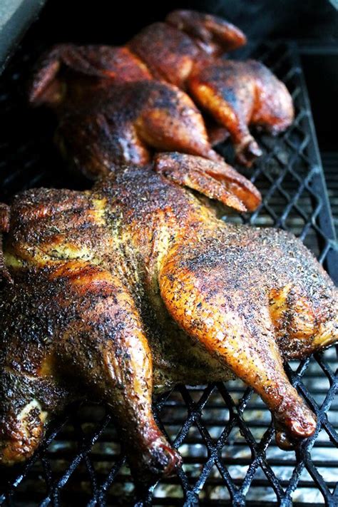 smoked spatchcock chicken i m here for the bbq spatchcock chicken chicken roaster smoked